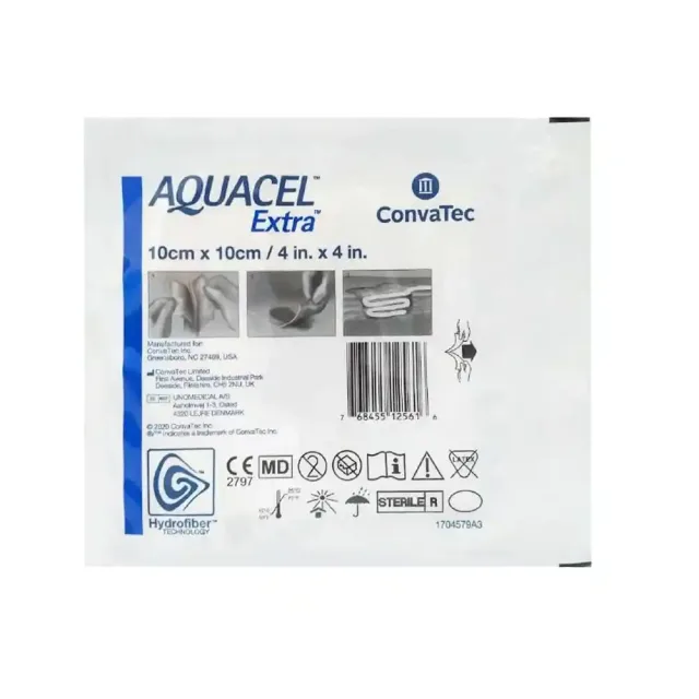 پانسمان هیدروفایبر فوق جاذب آکواسل اکسترا کانواتک (Convatec)