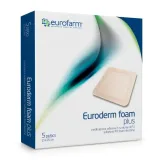 پانسمان فوم پلی‌اورتان یورودرم پلاس چسب‌دار (Euroderm Foam Plus) سایز ۱۰×۱۰