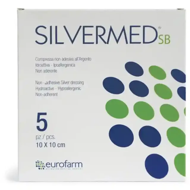 پانسمان نقره جاذب یورودرم سیلورمد اسبی (Euroderm Silvermed SB)