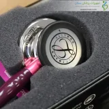 گوشی پزشکی کلاسیک III بادمجانی آینه ای 5960 لیتمن (Littmann)