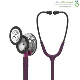 گوشی پزشکی کلاسیک III بادمجانی آینه ای 5960 لیتمن (Littmann)