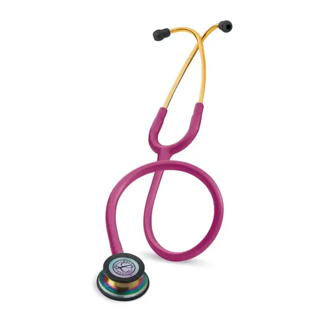 گوشی پزشکی کلاسیک III تمشکی رنگین کمان 5806 لیتمن (Littmann)