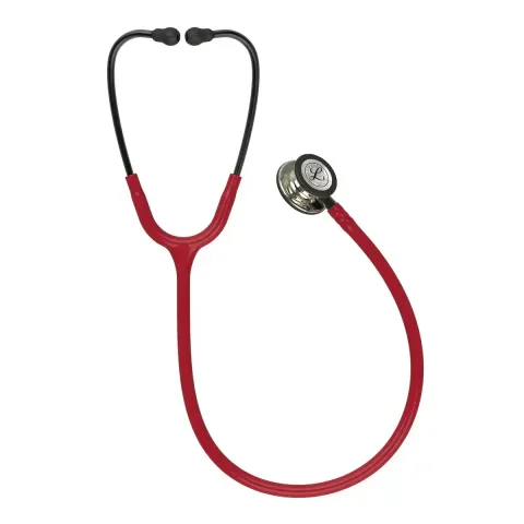 گوشی پزشکی کلاسیک III زرشکی شامپاینی 5864 لیتمن (Littmann)