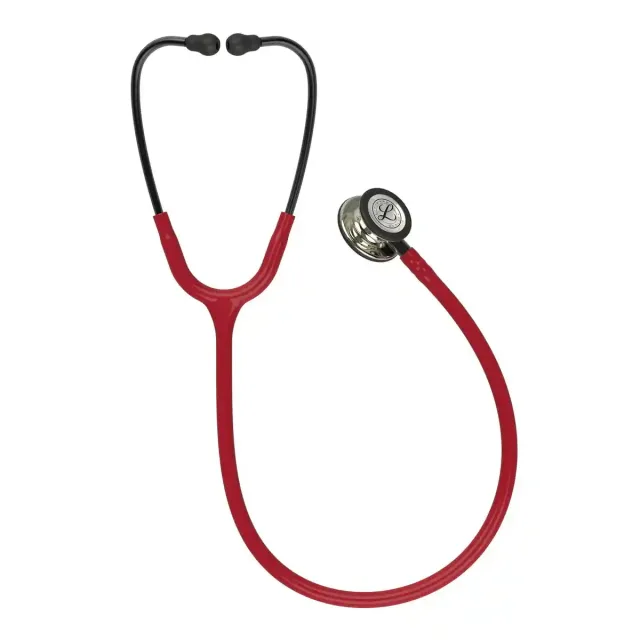 گوشی پزشکی کلاسیک III زرشکی شامپاینی 5864 لیتمن (Littmann)