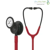 گوشی پزشکی کلاسیک III زرشکی مشکی 5868 لیتمن (Littmann)