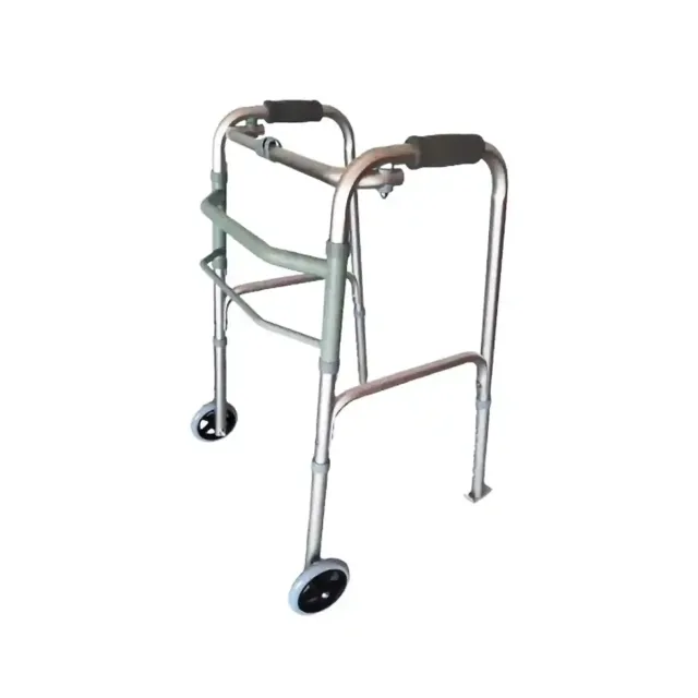 واکر آلومینیومی تاشو چرخدار WL-221 موژان طب (mozhanteb)