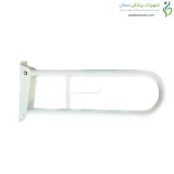 دستگیره اتکاء فلزی سفید متحرک بدون پایه