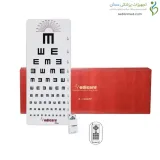 چارت بینایی سنجی تک کاناله مدیکر (medicare)