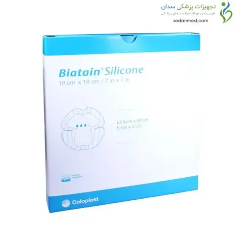 پانسمان فوم سیلیکونی بیاتین پاشنه کلوپلاست سایز 18x18 (Coloplast)