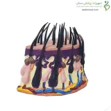 مولاژ فرآیند رشد مو