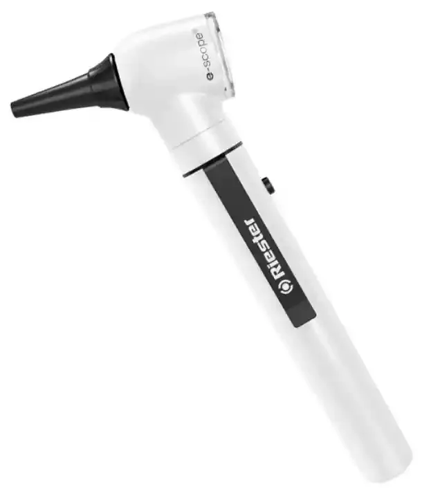 اتوسکوپ قلمی ریشتر (Riester) مدل e-scope® 2101-201 سفید (نور هالوژن)