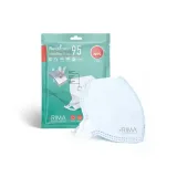 ماسک تنفسی N95 بدون سوپاپ ریما طرح سه بعدی (Respi Nano Type C)