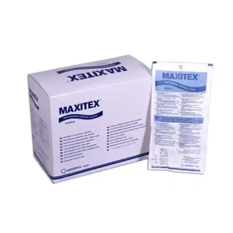 دستکش جراحی کم پودر Maxitex