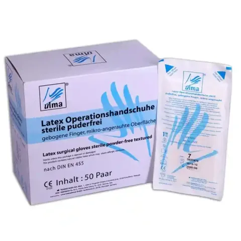 دستکش جراحی کم پودر Ulma