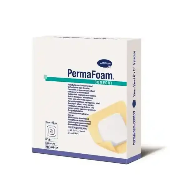 پانسمان فوم چسبدار پرمافوم کامفورت هارتمن (Hartmann Permafoam Comfort)