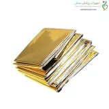 پتوی نجات دو رو طلایی نقره ایی