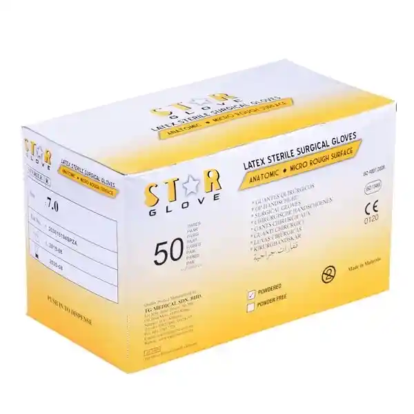 دستکش جراحی استار کم پودر