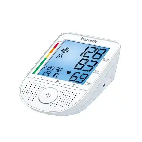 فشارسنج بازویی دیجیتال بیورر (Beurer) مدل BM49 | سخنگو با تشخیص آریتمی
