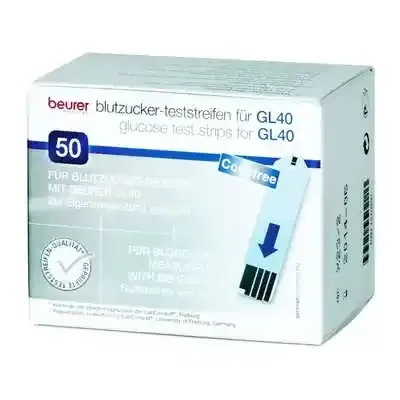 نوار تست قند خون بیورر (Beurer) مدل GL42 بسته 50 عددی