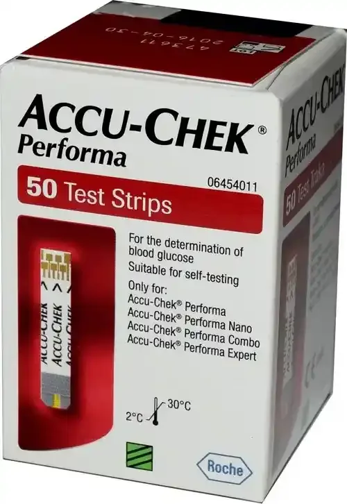 نوار تست قند خون اکیوچک پرفورما | Accu Chek Performa