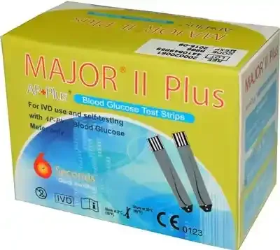 نوار تست قند خون ماژور 2 پلاس | Major 2 Plus