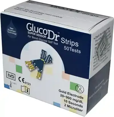 نوار تست قند خون گلوکودر | Glucodr
