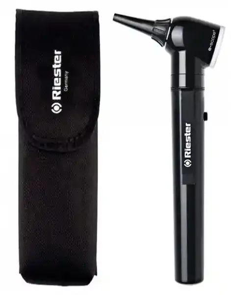 اتوسکوپ قلمی ریشتر (Riester) مدل e-scope 2101-201 مشکی | نور مستقیم
