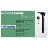 اتوسکوپ قلمی ریشتر (Riester) مدل e-scope 2101-201 مشکی | نور مستقیم