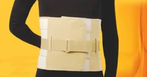 کرست کمر لومبوساکرال طب و صنعت (همراه با 4 تسمه ارتجاعی)