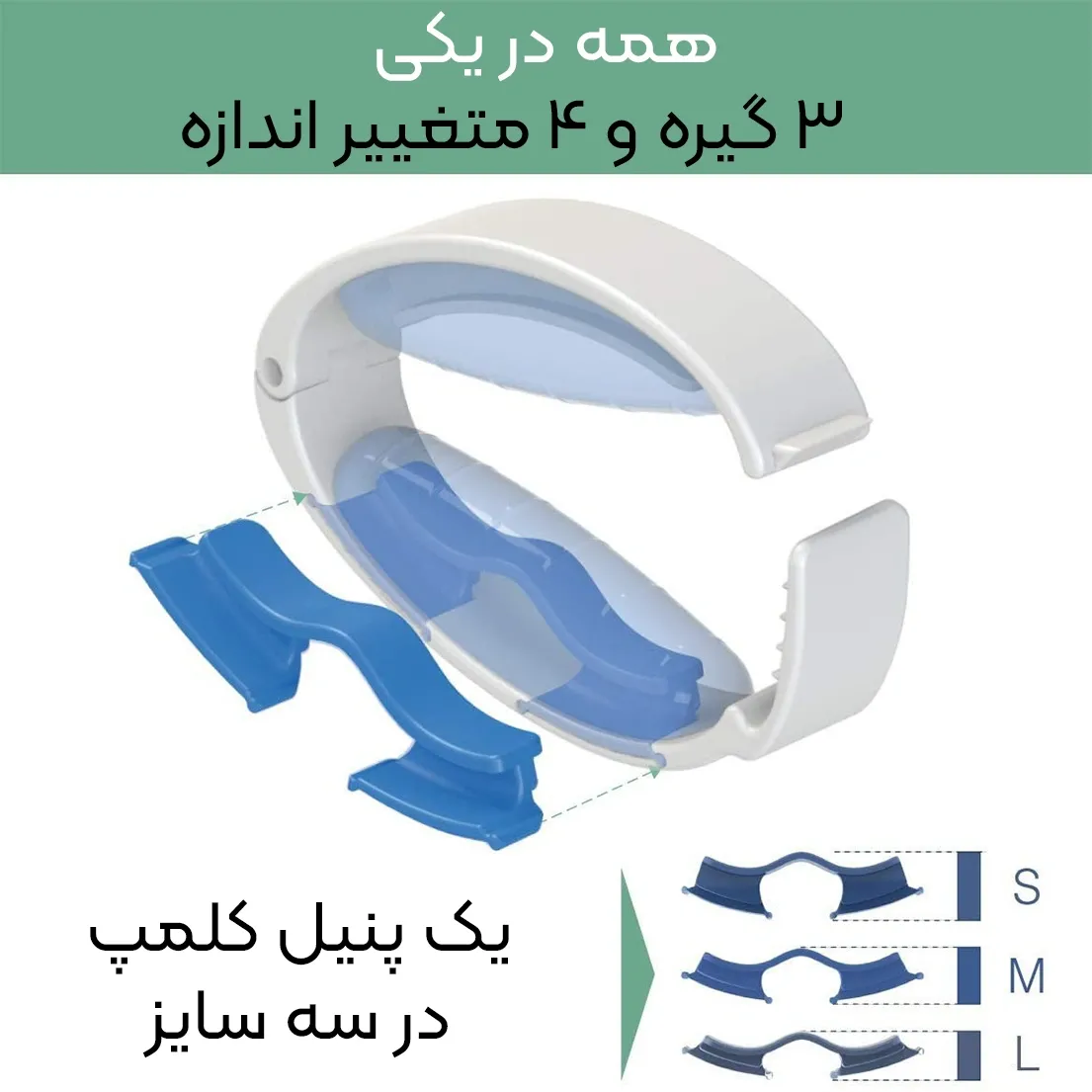 سایزبندی پنیل کلمپ yide