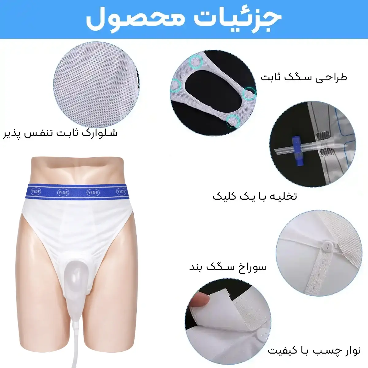 جزئیات کاندوم شیت دائمی سیلیکونی yide