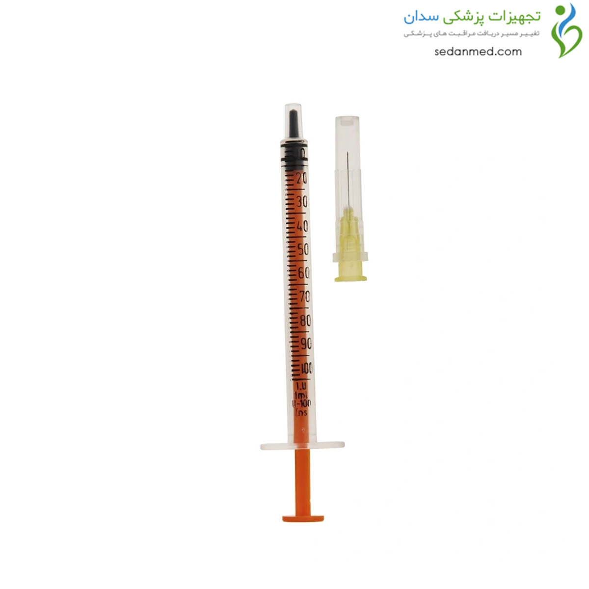سرنگ انسولین سوپا با سرسوزن 27