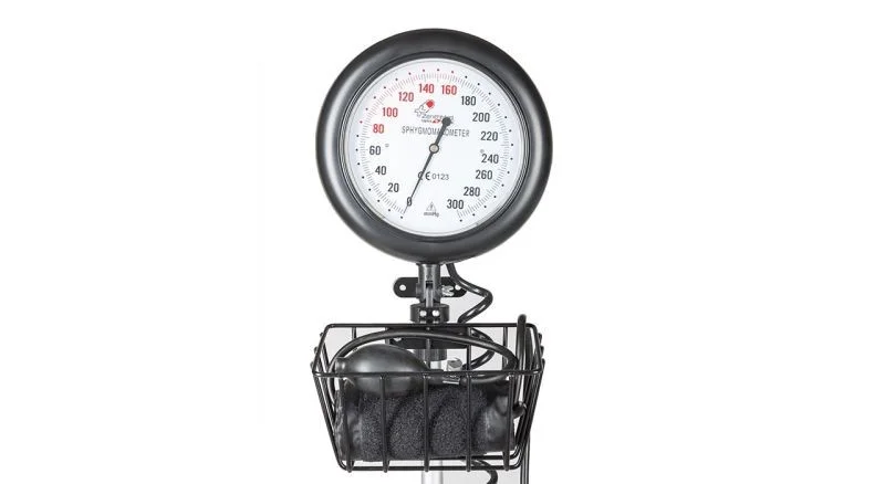 فشارسنج عقربه ای مدل پایه دار بسکت دار گرد زنیت مد (Zenithmed) مدل 7003