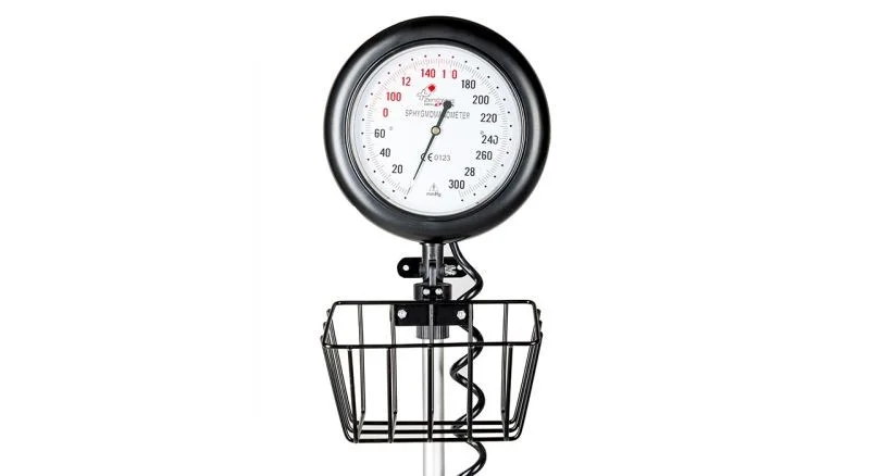 فشارسنج عقربه ای مدل پایه دار بسکت دار گرد زنیت مد (Zenithmed) مدل 7003