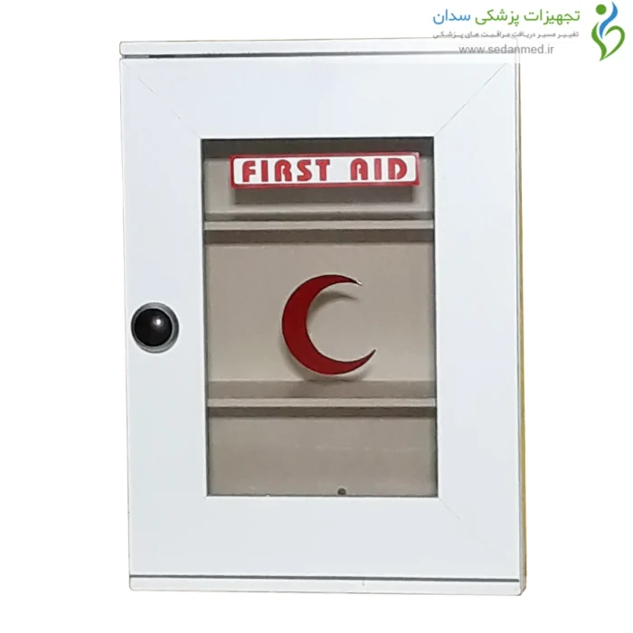 جعبه کمک های اولیه دیواری S084 با درب شیشه ای