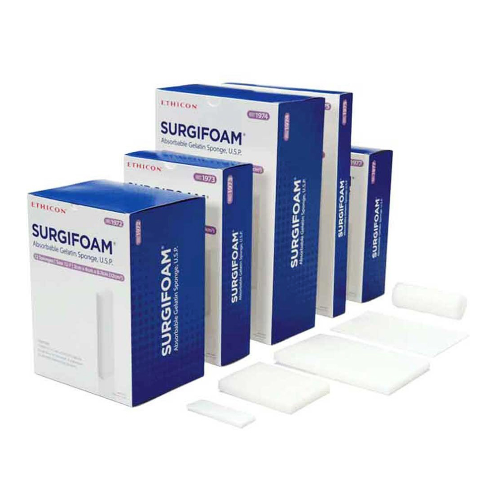 ژلفوم اتیکون ( اسفنج ژلاتینی قابل جذب) Surgifoam