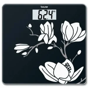 ترازوی شیشه ای طرح دار بیورر (beurer) آلمان مدل GS211
