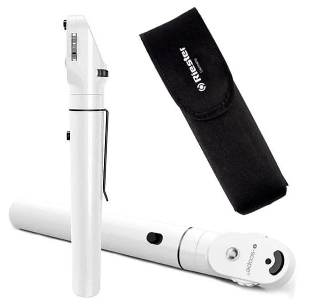 افتالموسکوپ سفید E Scope 2120 200 ریشتر (Riester)