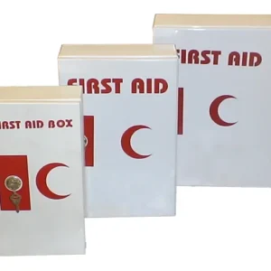 جعبه کمک های اولیه دیواری فلزی متوسط S012