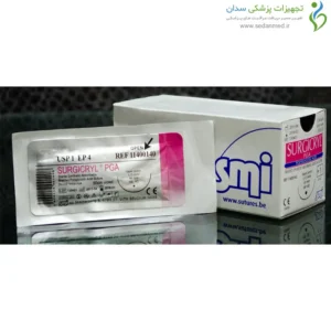 جعبه و بسته بندی جینی و تکی نخ جراحی ویکریل PGA SMI