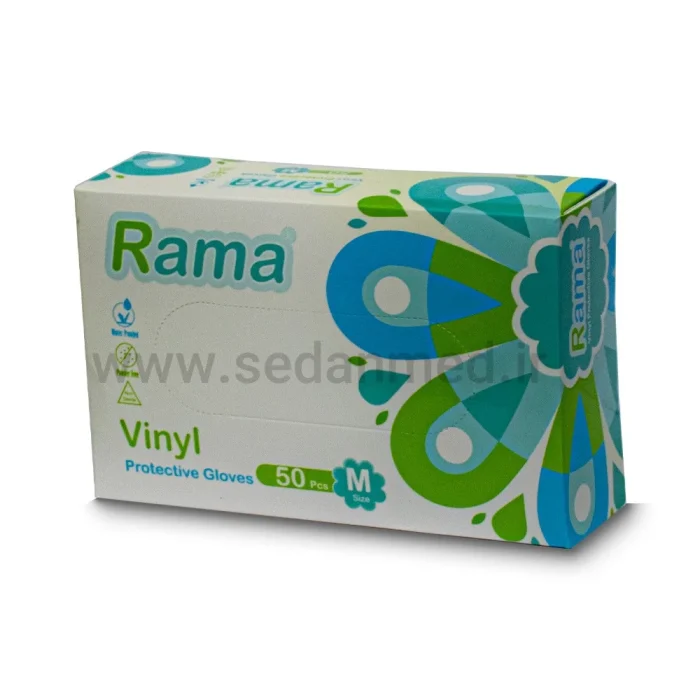دستکش وینیل راما 25 جفتی - Image 1