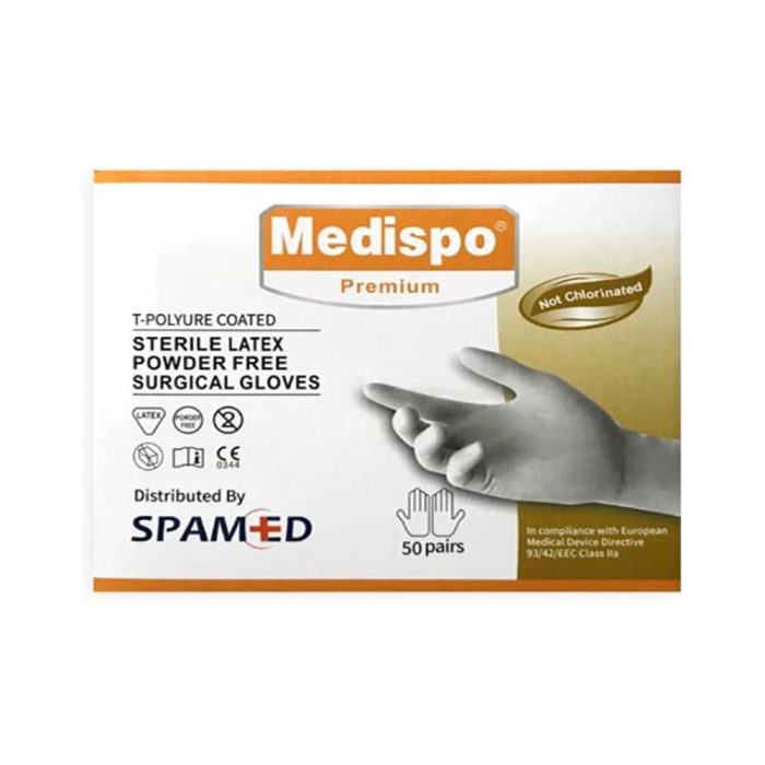 دستکش جراحی بدون پودر مدیسپو (Medispo) - Image 1