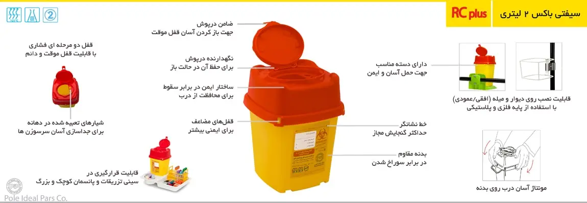 کاتالوگ سیفتی باکس ۲ لیتری RC plus پل ایده آل