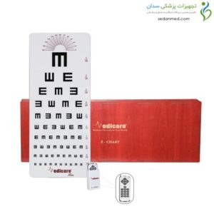 چارت بینایی سنجی پیکسلی حرفه‌ای مدیکر (medicare)
