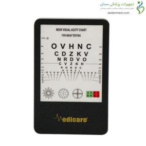 چارت بینایی سنجی نزدیک بینی مدیکر (medicare)
