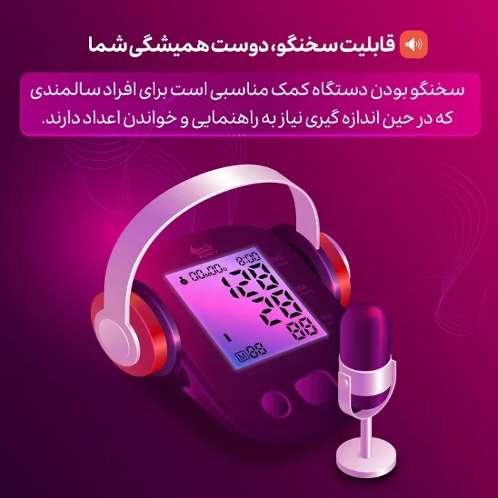 فشارسنج دیجیتال U80 White فوکسی (Foxy)