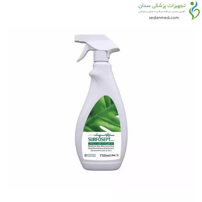 اسپری ضد عفونی کننده سطوح سارفوسپت کوییک پلاس رضاراد (RezaRad)