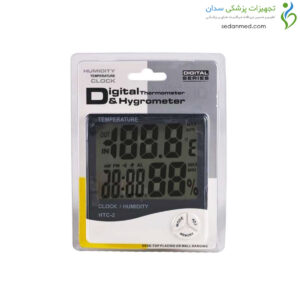ترمومتر رطوبت سنج سیم دار HTC2 درجه یک