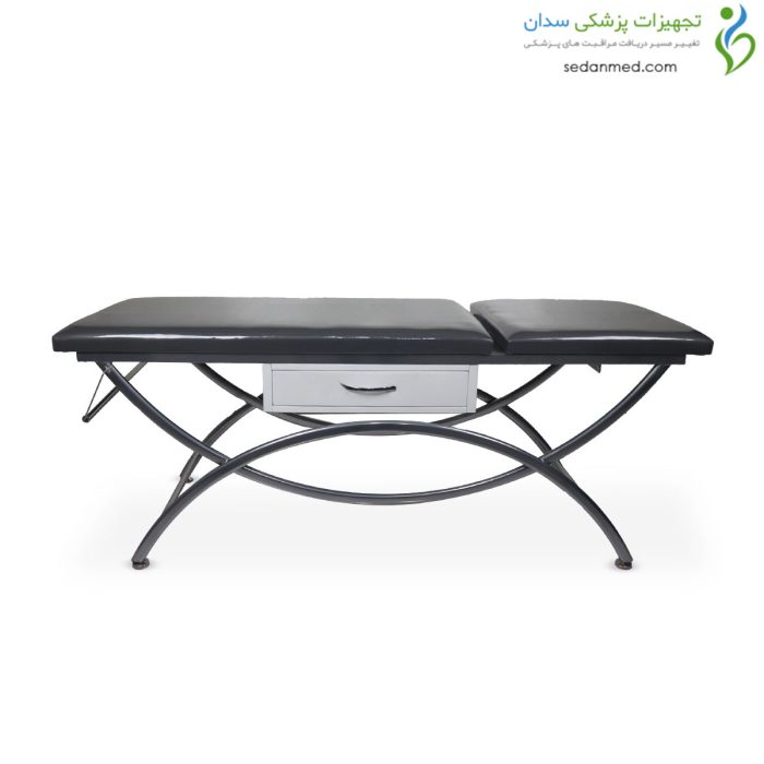 تخت معاینه پایه هلالی یک کشو