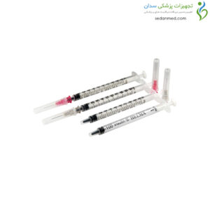 سرنگ انسولین لوئراسلیپ 1 میلی لیتر گیج 27 حلما (Helma)